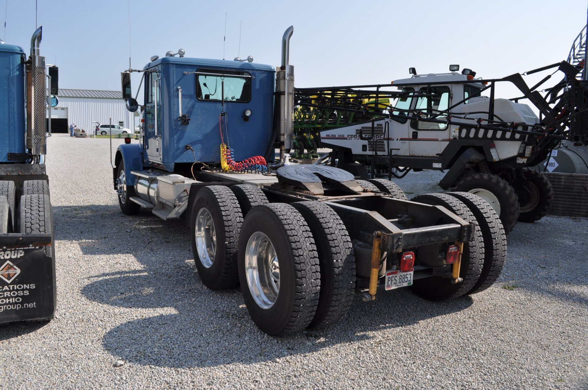 1996 International 9300 daycab semi truck, CAT 3406 mechanical, Eaton 9 sp, 213in WB, twin screw, - Image 3 of 26