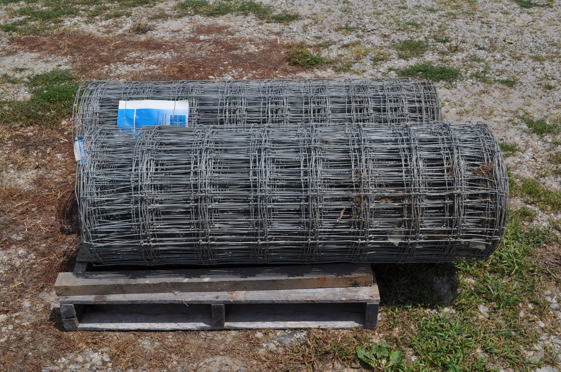 (4) rolls 48" high knotted fence wire, 6" stay, Walters Farm Bob & Linda Wright - Jeffersonville, OH