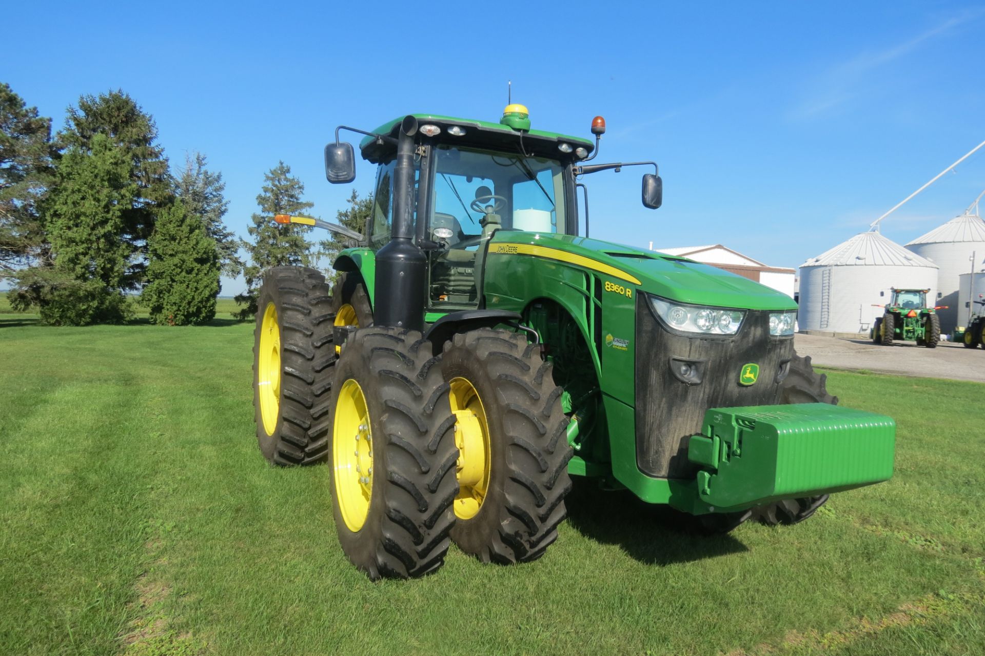 John Deere 8360R MFWD tractor, 480/80R50 rear duals, 420/85 R34 front duals, IVT, ILS, active - Image 21 of 40