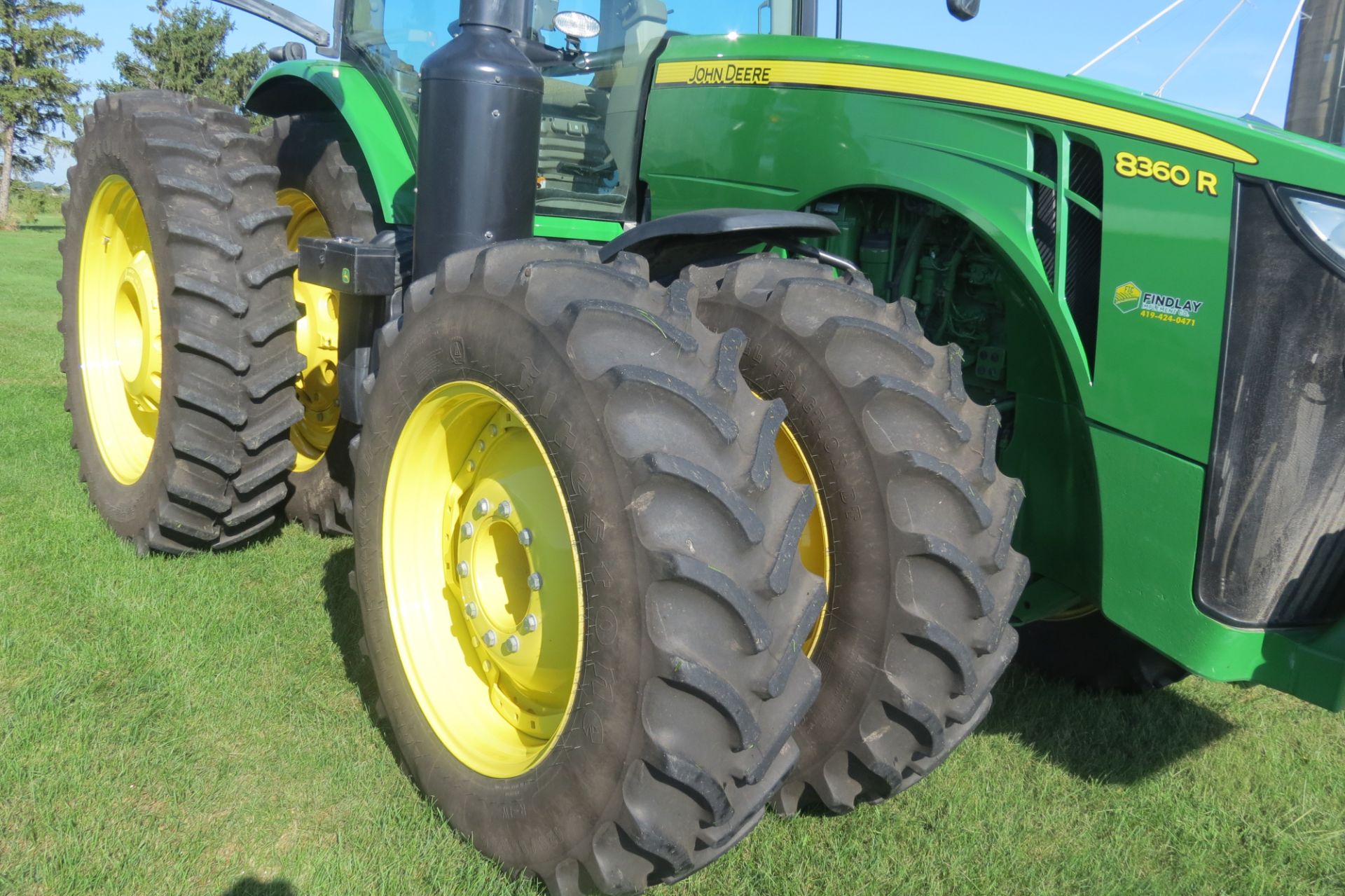 John Deere 8360R MFWD tractor, 480/80R50 rear duals, 420/85 R34 front duals, IVT, ILS, active - Image 32 of 40