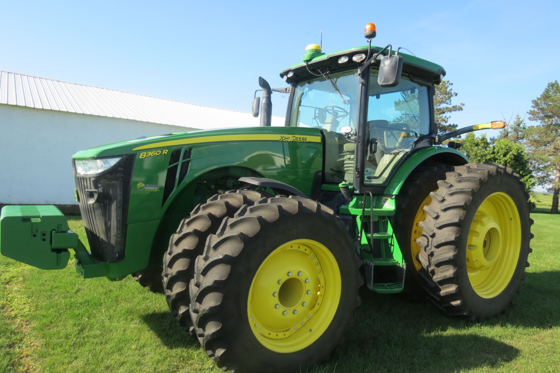 John Deere 8360R MFWD tractor, 480/80R50 rear duals, 420/85 R34 front duals, IVT, ILS, active - Image 18 of 40