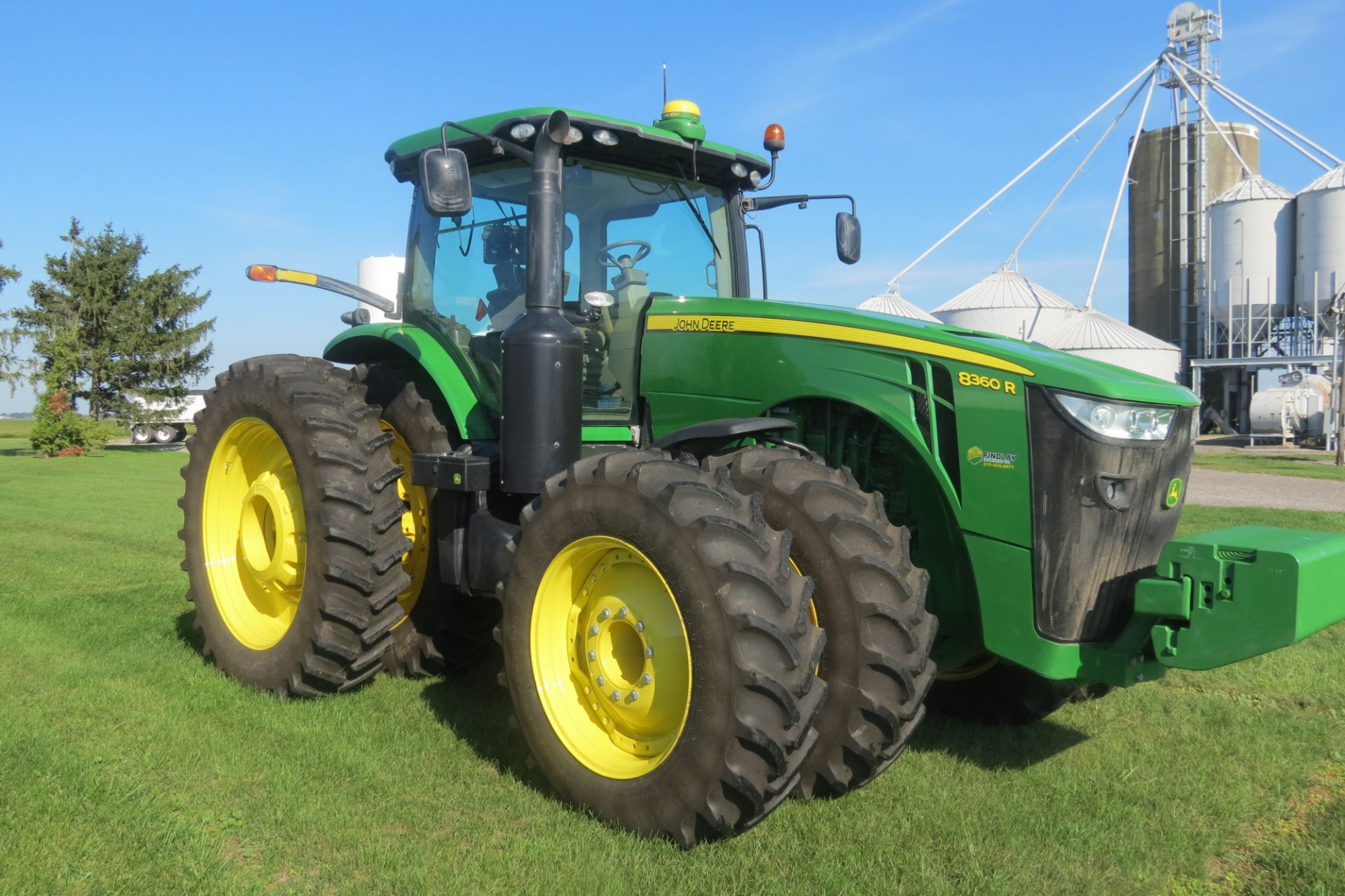 John Deere 8360R MFWD tractor, 480/80R50 rear duals, 420/85 R34 front duals, IVT, ILS, active - Image 22 of 40