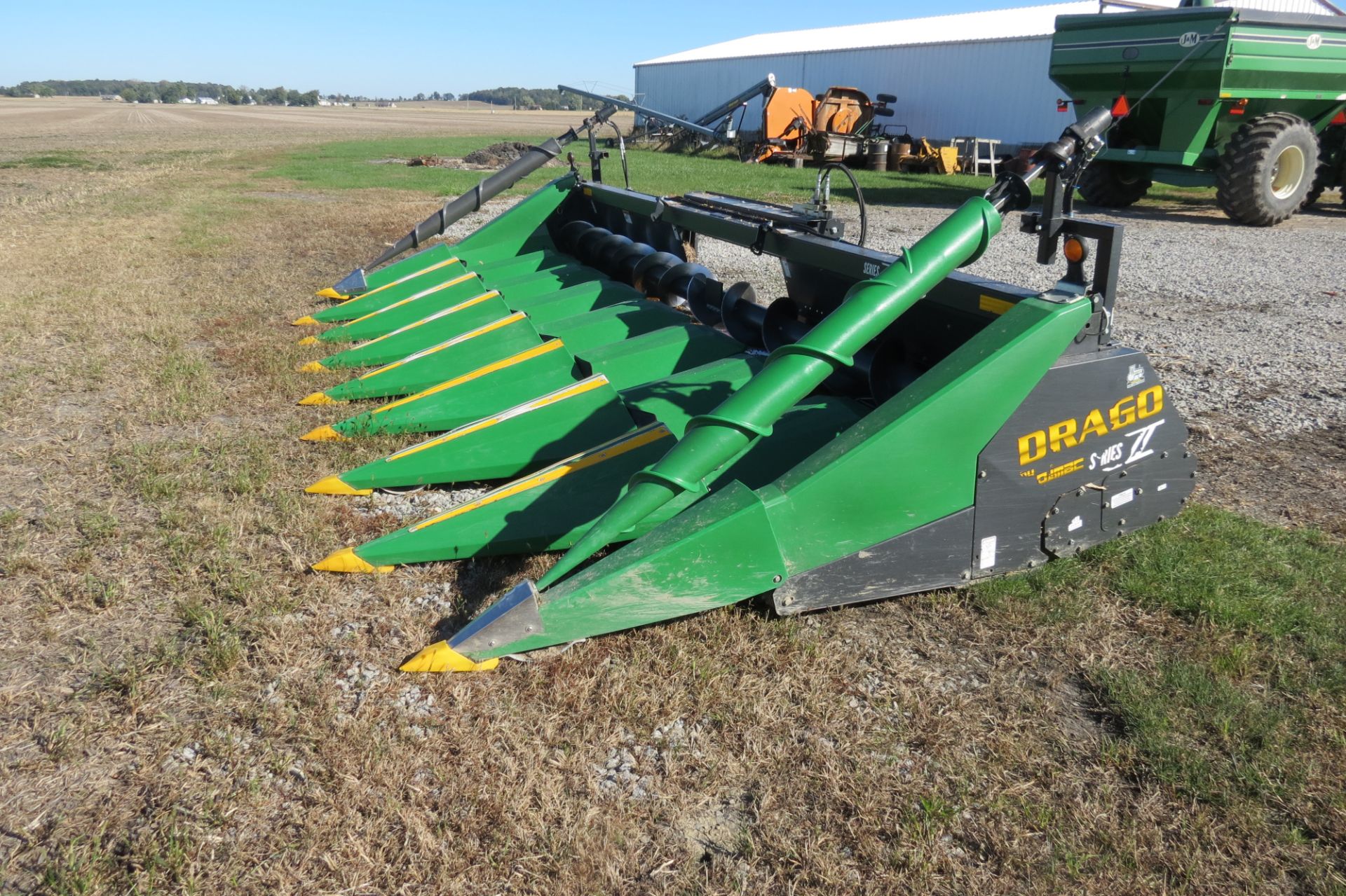 2014 Drago Series II 8-row corn head, Roll-A-Cone, header height control w/ head-sight box, JD - Image 2 of 6