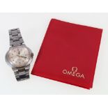 Omega Dynamic gentlemans wristwatch with stainless case and bracelet with guarantee certificate