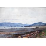 GEORGE DRUMMOND FISH (1876 - 1938) Fairlie Signed lower right, watercolour, 31cm x 47cm.