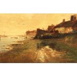 GEORGE WHYATT (FL 1860 - 1890) The Harbour Inn of the River Blythe at Southwold Signed lower right,