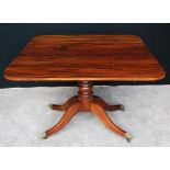 Mid 19th century mahogany drop-flap table,