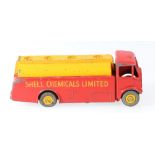 Dinky Toys 591 A.E.C. tanker Shell Chemicals Limited, no box.