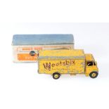 Dinky Toys 514 Guy van Weetabix, 1st type cab with yellow cab, body and ridged hubs,