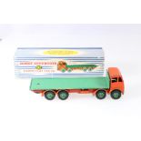 Dinky Supertoys 902 Foden flat truck, 2nd type cab with orange cab and chassis,