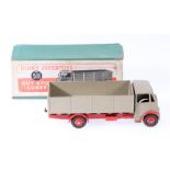 Dinky Toys 511 Guy 4 ton lorry, 1st type cab with fawn cab and back, red chassis, wings and hubs,