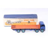 Dinky Toys 503 Foden flat truck with tailboard, 2nd type cab with dark blue cab and chassis,