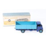 Dinky Toys 511 Guy 4 ton lorry, 1st type cab with dark blue cab and chassis, mid blue back and hubs,