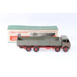 Dinky Toys 501 Foden diesel 8-wheel wagon, 1st type cab with dark grey cab and back, red flash,