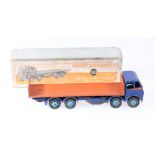 Dinky Toys 503 Foden flat truck with tailboard, 1st type cab with blue cab and chassis,