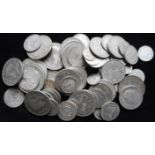 United Kingdom. Collection of pre-1947 silver coins. 536.5g.