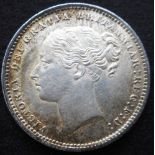 United Kingdom. Shilling. Victoria. Type A5. 1885. Some faint scratches otherwise NEF.