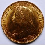 United Kingdom. Half-sovereign. Victoria. 1898. Some scratches otherwise NVF.