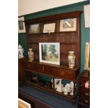 George III oak Shropshire dresser,