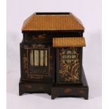 Japanese jewellery or sweetmeat box in the form of a tea house,