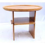 Art Deco walnut occasional table,