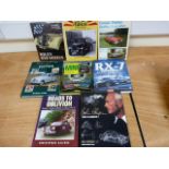 Cars & Motorsport. 8 various vols. in d.w's, mainly quartos.