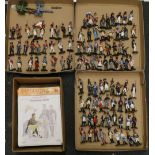 One hundred Del Prado Napoleon at War figures with information booklets.