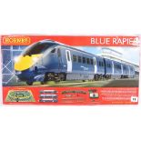 Hornby OO gauge electric train set Blue Rapier R1139, boxed.