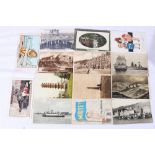 Collection of approximately nine hundred (900) postcards many of churches, naval interest,