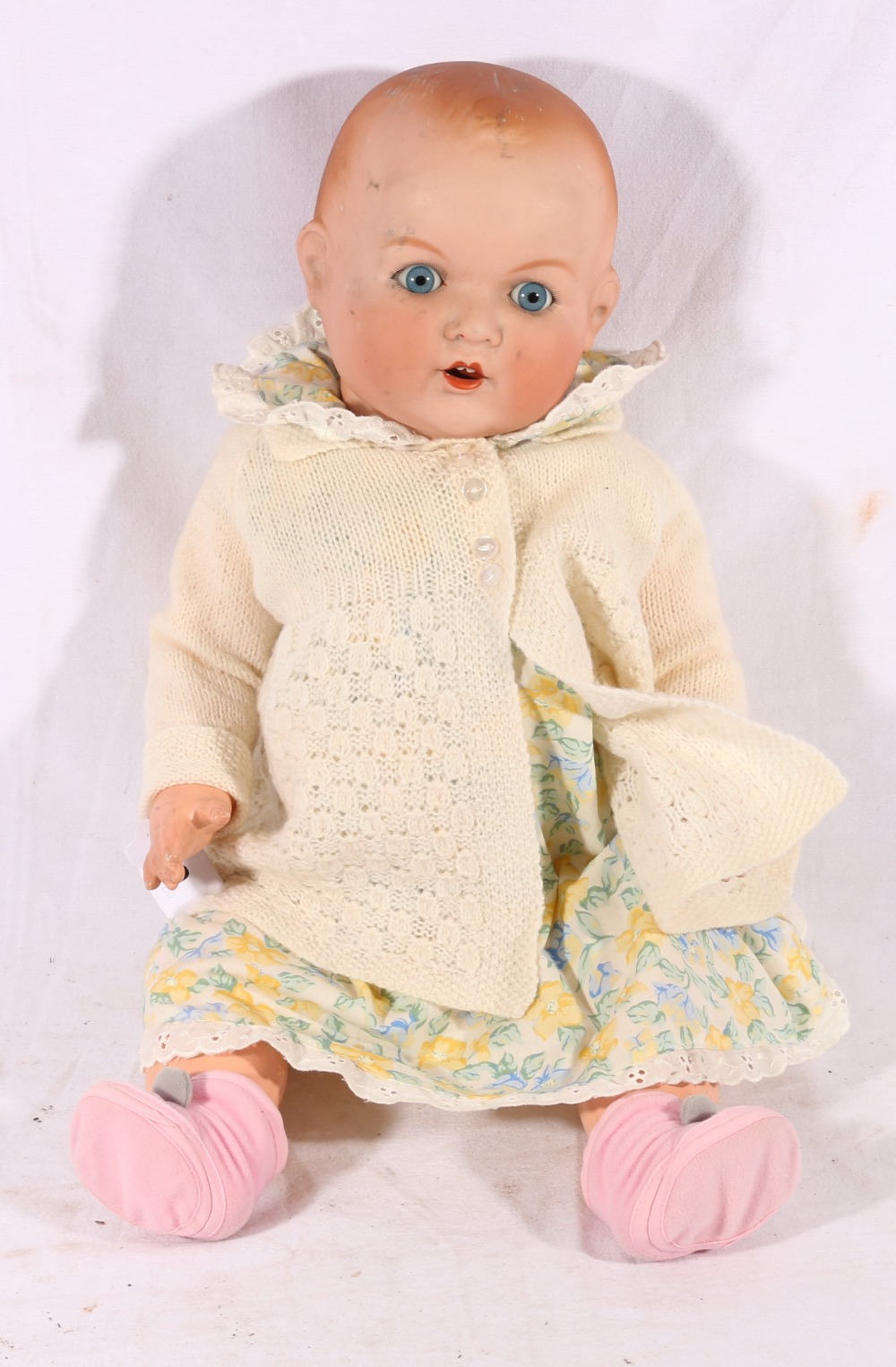 Armand Marseille of Germany bisque head doll 518/9k, 58cm high.