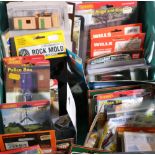 Hornby, Peco, Noch, Gaugemaster, Wills and other model railway accessories many carded.