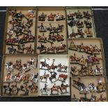One hundred and twenty Del Prado Cavalry of the Napoleonic Wars figures with information booklets.