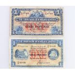 THE UNION BANK OF SCOTLAND LIMITED £1 banknote 10th July 1939 Hird and Wilson SC903d and £1