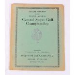 Official Programme of the tenth annual Central States Golf Championship 1940, held at Swope Park,