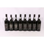 Two bottles of DOW'S 1991 vintage port bottled in 1993 75cl 20%vol and six bottles of DOW'S 1994