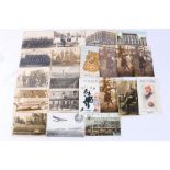 Collection of approximately seven hundred (700) postcards to include military interest,