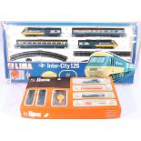 Lima OO gauge Inter-City 125 train set 107056 boxed and another 8614A, boxed.