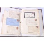 GREAT BRITAIN postal history collection to include approximately one hundred and thirty (130)