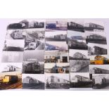 Train spotter's collection of photographs circa 1980/1990.