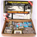 Graham Farish GRAFAR N gauge prairie class passenger train set No 548 boxed and other accessories.