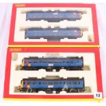 Hornby OO gauge two DCC ready class 101 two car DMU Scotrail sets R2696, boxed.