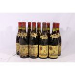 Nine bottles of CHATEAUNEUF DU PAPE Domaine de Saint Prefort to include 1972 (6),