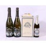 Two bottles ROYAL CELEBRATION brut bottled to commemorate the royal marriage of Prince Andrew and