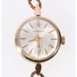 Lady's 9ct gold Garrard watch on bracelet