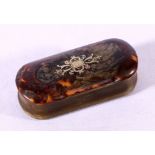 19th century snuff box 8cm long.