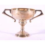 Silver twin handled trophy, Birmingham,