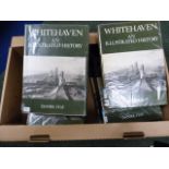 HAY DANIEL. Whitehaven & Illustrated History. 12 copies in d.w's. Ex lib. with stamps & labels.