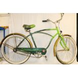 Schwinn Cruiser SS bicycle with single speed gearing and white wall Typhoon tyres,