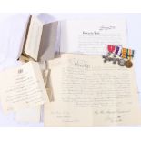 WWI medal group including Military Cross,