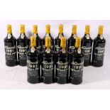 Twelve bottles of NIEPOORT 1991 vintage port, bottled December 1993, 75cl 20.5 volume.